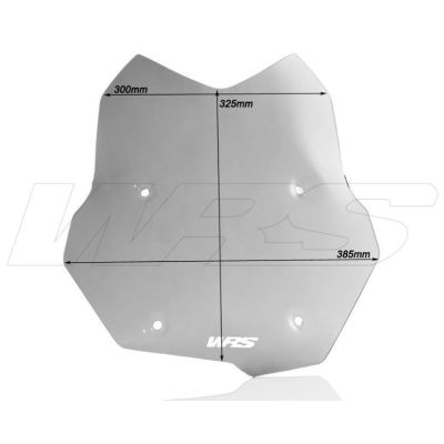 Sportovní plexi WRS 32cm pro BMW F750GS, čiréSportovní plexi WRS 32cm pro BMW F750GS, kouřové