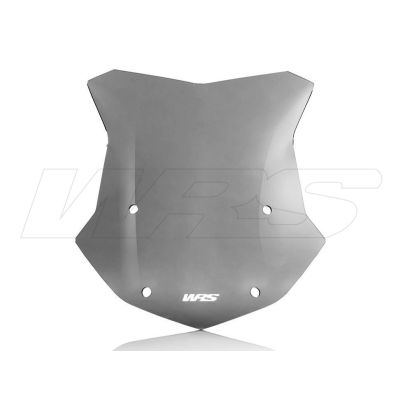 Sportovní plexi WRS 43cm pro BMW R1250GS/A, R1200GS/A LC 2013-2018, tmavě kouřové