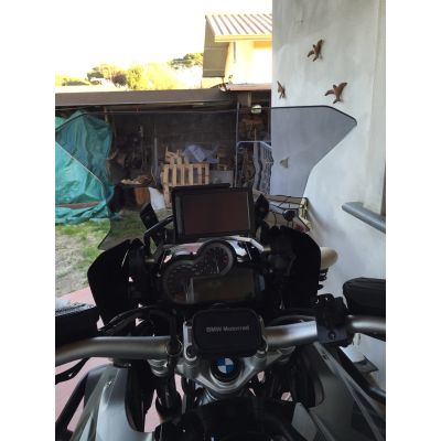 Cestovní plexi Givi/Kappa 43cm BMW R1250GS/A, R1200GS/A LC 2013-2018, kouřové