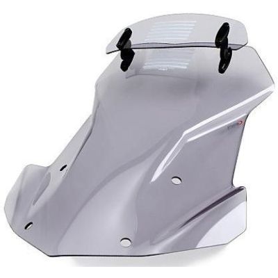 Plexi Puig cestovní vysoké 51cm s deflektorem pro BMW R1250GS/A, R1200GS/A LC 2013-2018, kouřové