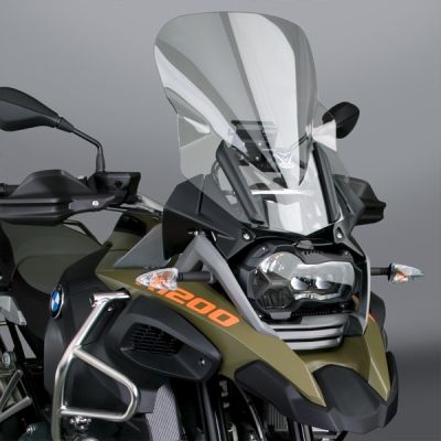 Plexi Ztechnik cestovní vysoké 49cm pro BMW R1250GS/A, R1200GS/A LC 2013-2018, čiré