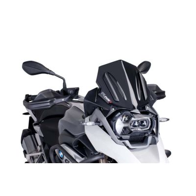 Plexi sportovní nízké 33cm Puig pro BMW R1250GS/A, R1200GS/A LC 2013-2018, černé