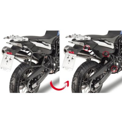 Nosiče bočních kufrů Givi/Kappa pro BMW F800GS, F700GS, F650GS 2008+