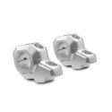 Zvýšení řidítek SW-Motech o 30mm nahoru, 21mm dozadu pro řidítka Ø22mm , stříbrné