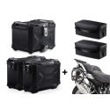 3x ALU kufry SW-Motech Trax Adventure + tašky + nosiče pro R1250GS, R1200GS LC 2013-2018, černé