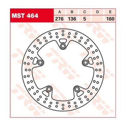 Zadní brzdový kotouč TRW Lucas pro BMW R1250GS/A, R1200GS/A LC 2013-2018