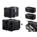 3x ALU kufry SW-Motech Trax Adventure + tašky + nosiče pro F850GS, F750GS, černé