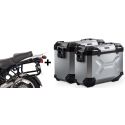 ALU boční kufry SW-Motech Trax Adventure + nosiče pro R1150GS/A, R1100GS, stříbrné