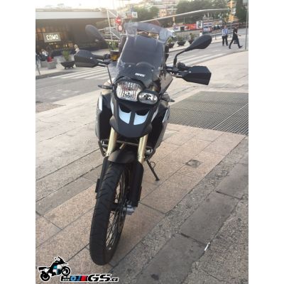 Plexi WRS 41cm s průduchem pro F800GS, F650GS 2008-2012, lehce kouřové