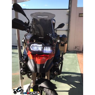 Plexi WRS 41cm s průduchem pro F800GS, F650GS 2008-2012, lehce kouřové