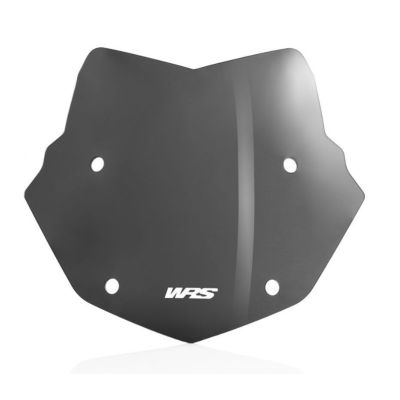 Rallye plexi WRS 32cm pro BMW R1250GS/A, R1200GS/A LC 2013-2018, tmavě kouřové