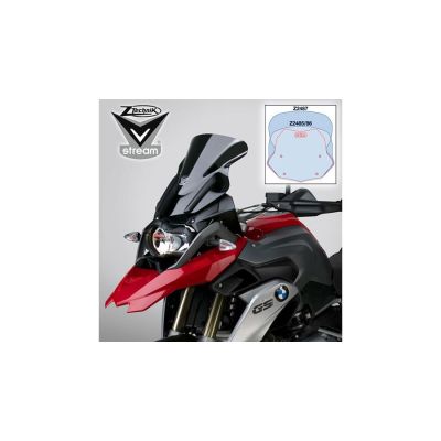 Plexi Ztechnik 39cm pro BMW R1250GS/A, R1200GS/A LC 2013-2018, černé