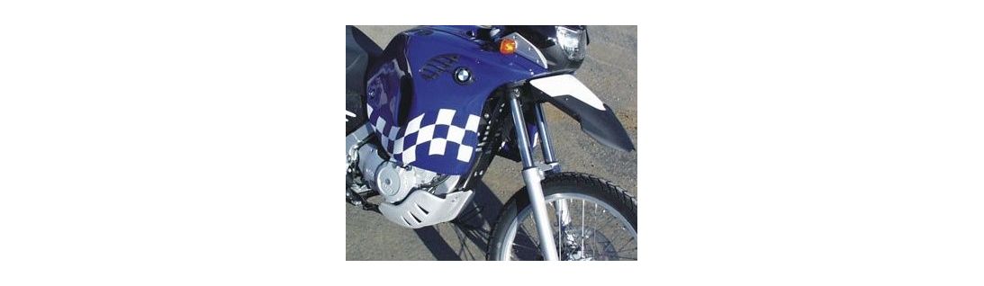 Motorbescherming, verlichtingbescherming, collectoren en blasters voor BMW F650GS/Dakar 2000-2007