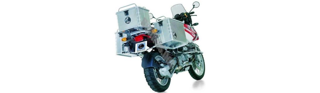 Čemodāni, tanku somas un čemodānu turētāji BMW R1150GS/Adventure un BMW R1100GS.