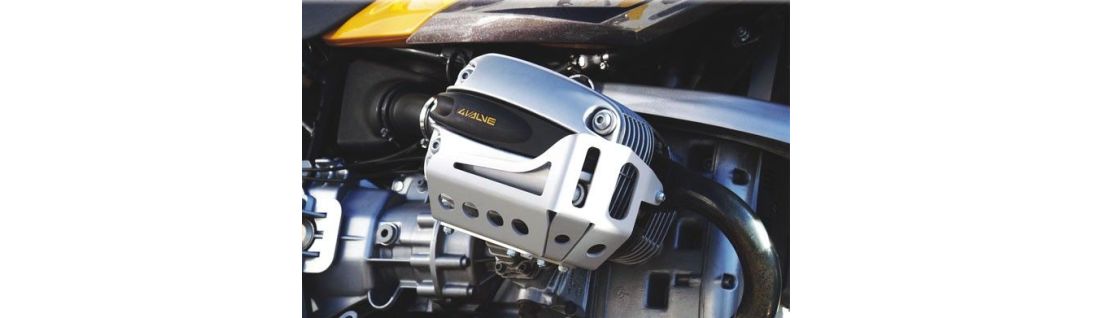 Protections sous-moteur, phares et collecteurs d'échappement pour BMW R1150GS/Adventure et BMW R1100GS